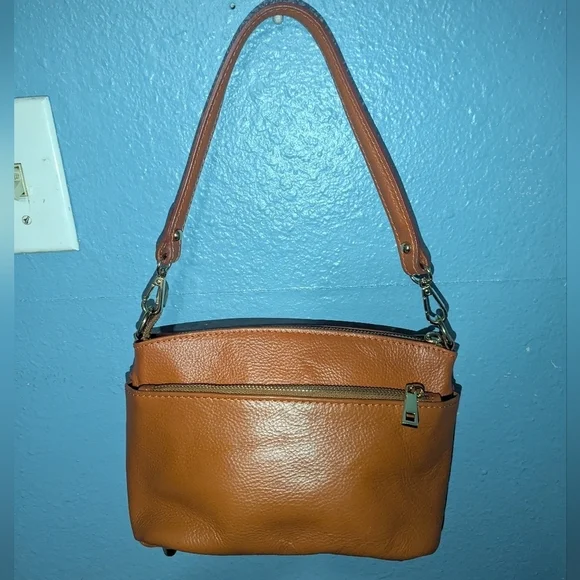 Divina FirenzeBrown Leather Handbag - Picture 4 of 7